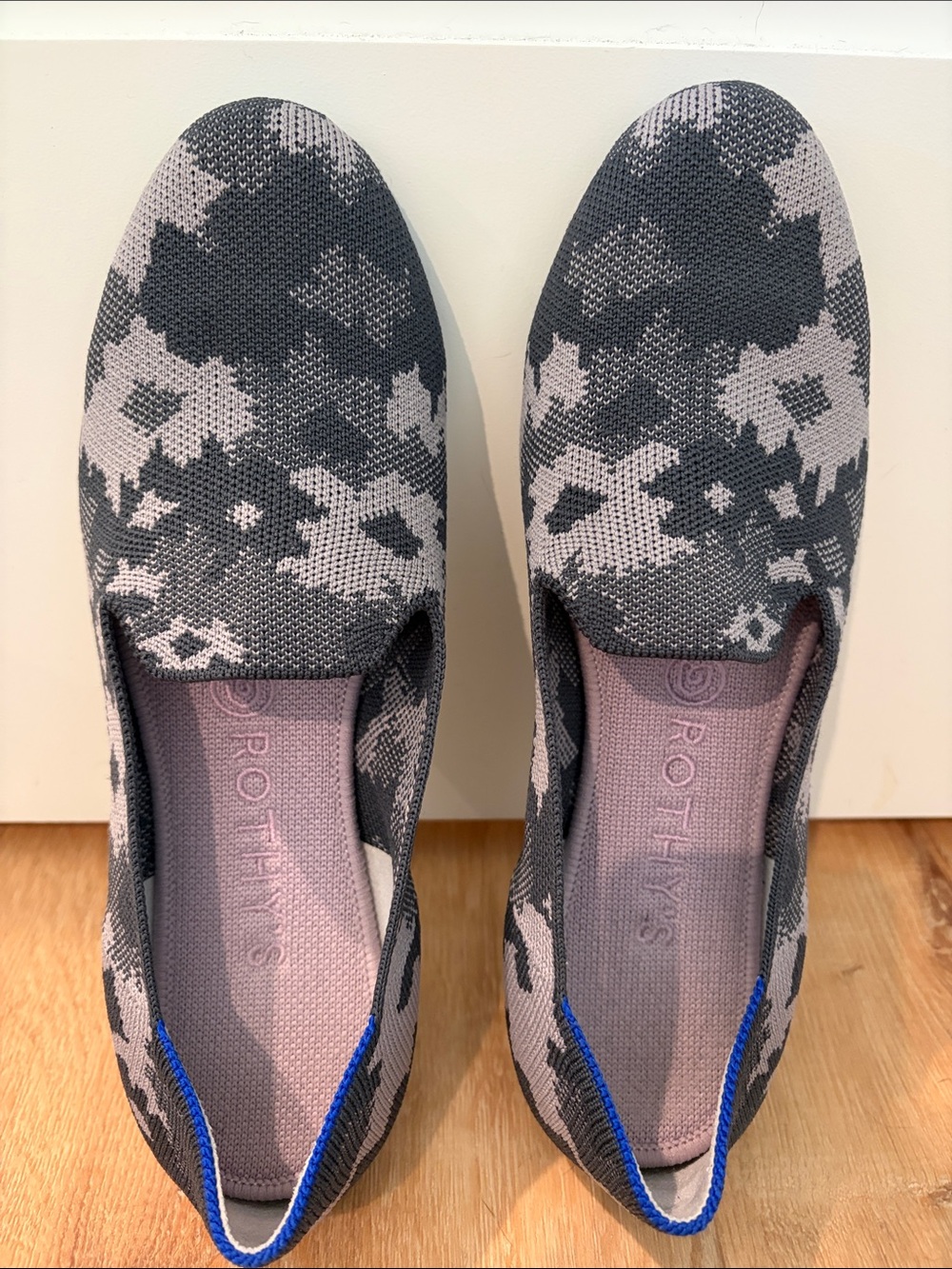 Rothy's Slip-On Loafer in Gray Botanicamo